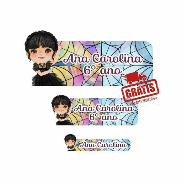 Etiqueta Escolar Menina - 122 Unidades