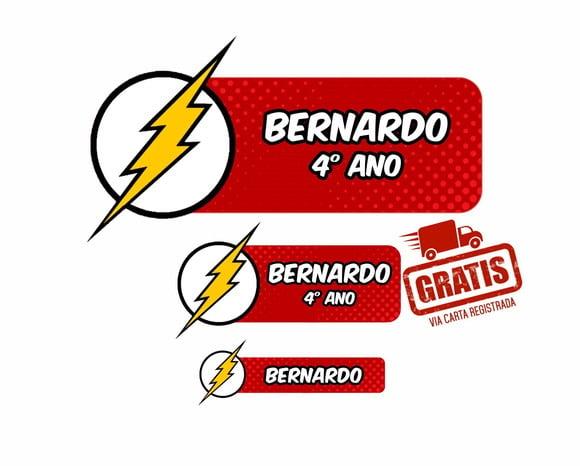 Etiqueta Escolar Menino 122 Unidades Frete Grátis