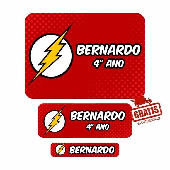 Etiqueta Escolar Menino 250 Unidades