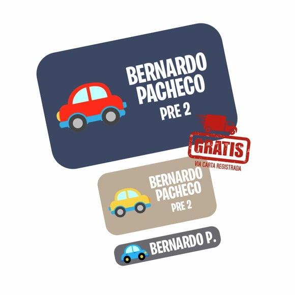 Etiqueta Escolar Menino 250 Unidades - Frete Grátis
