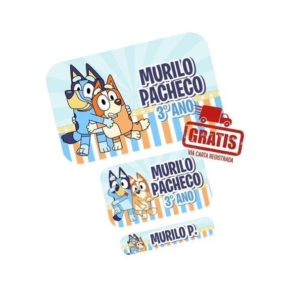Etiqueta Escolar Menino 250 Unidades - Frete Grátis