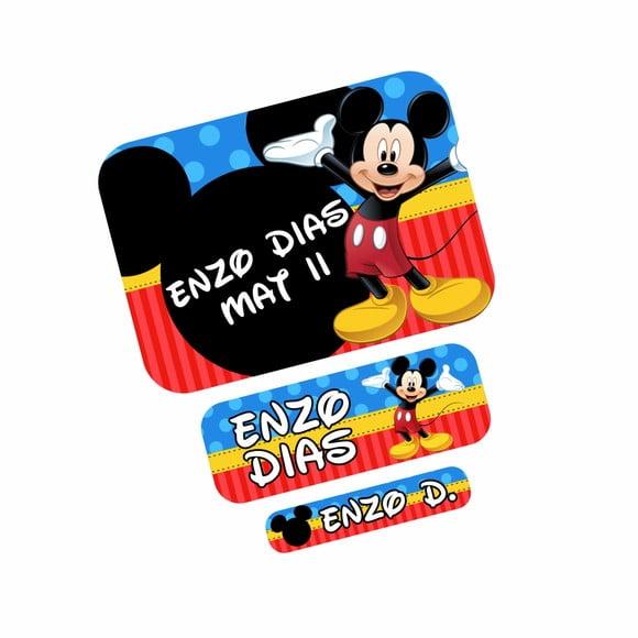 Etiqueta Escolar Mickey