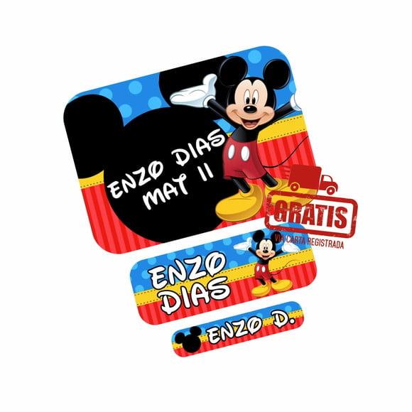 Etiqueta Escolar Mickey