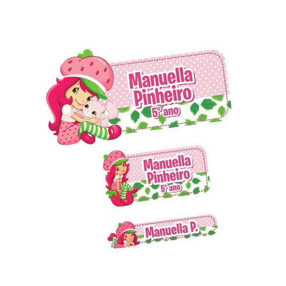 Etiqueta Escolar Moranguinho