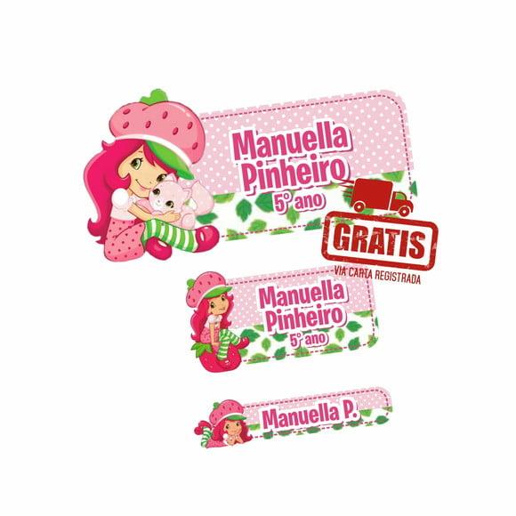 Etiqueta Escolar Moranguinho Frete Grátis