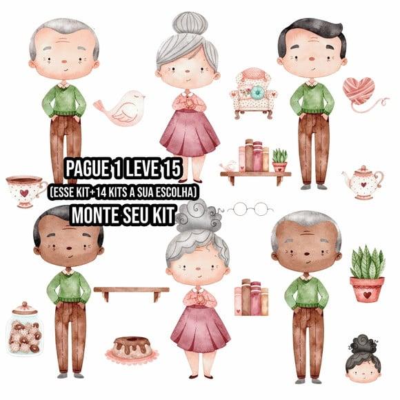 Kit Digital Avós Png