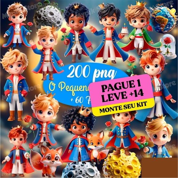 Kit Digital Pequeno Príncipe 3d
