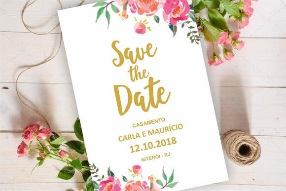 Save the Date Casamento Digital
