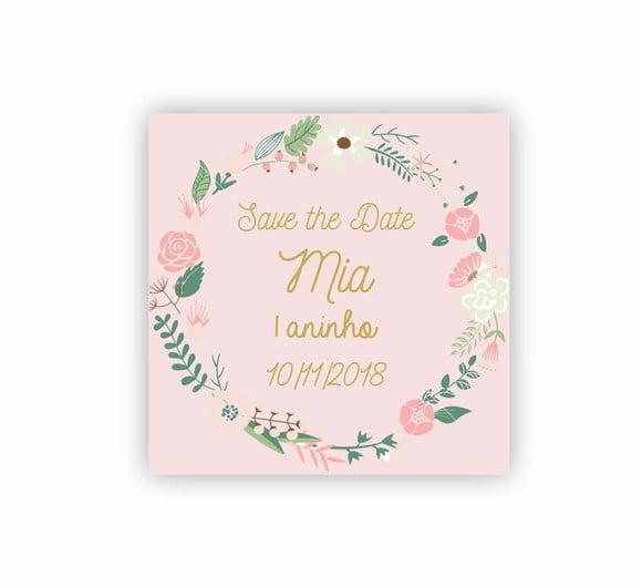 Save the Date Floral