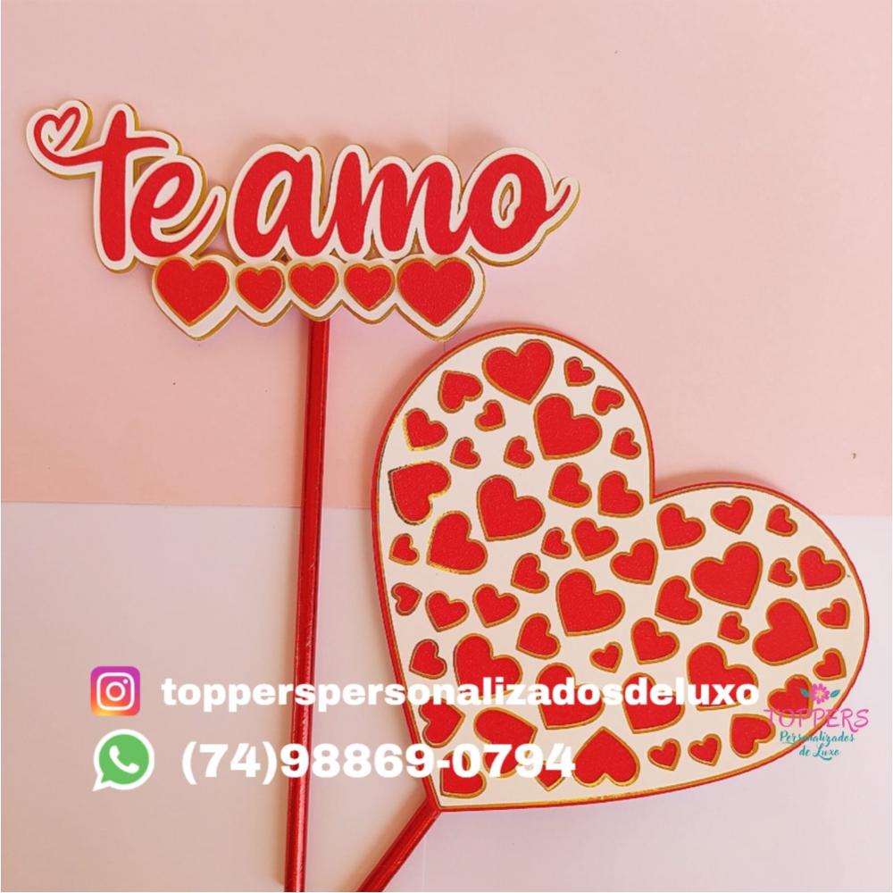 Arquivo de Corte Topo de Bolo Dia dos Namorados 14