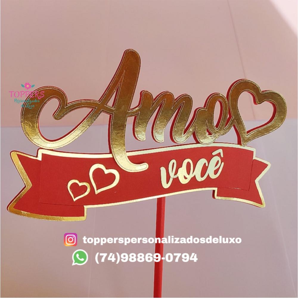Arquivo de Corte Topo de Bolo Dia dos Namorados 6