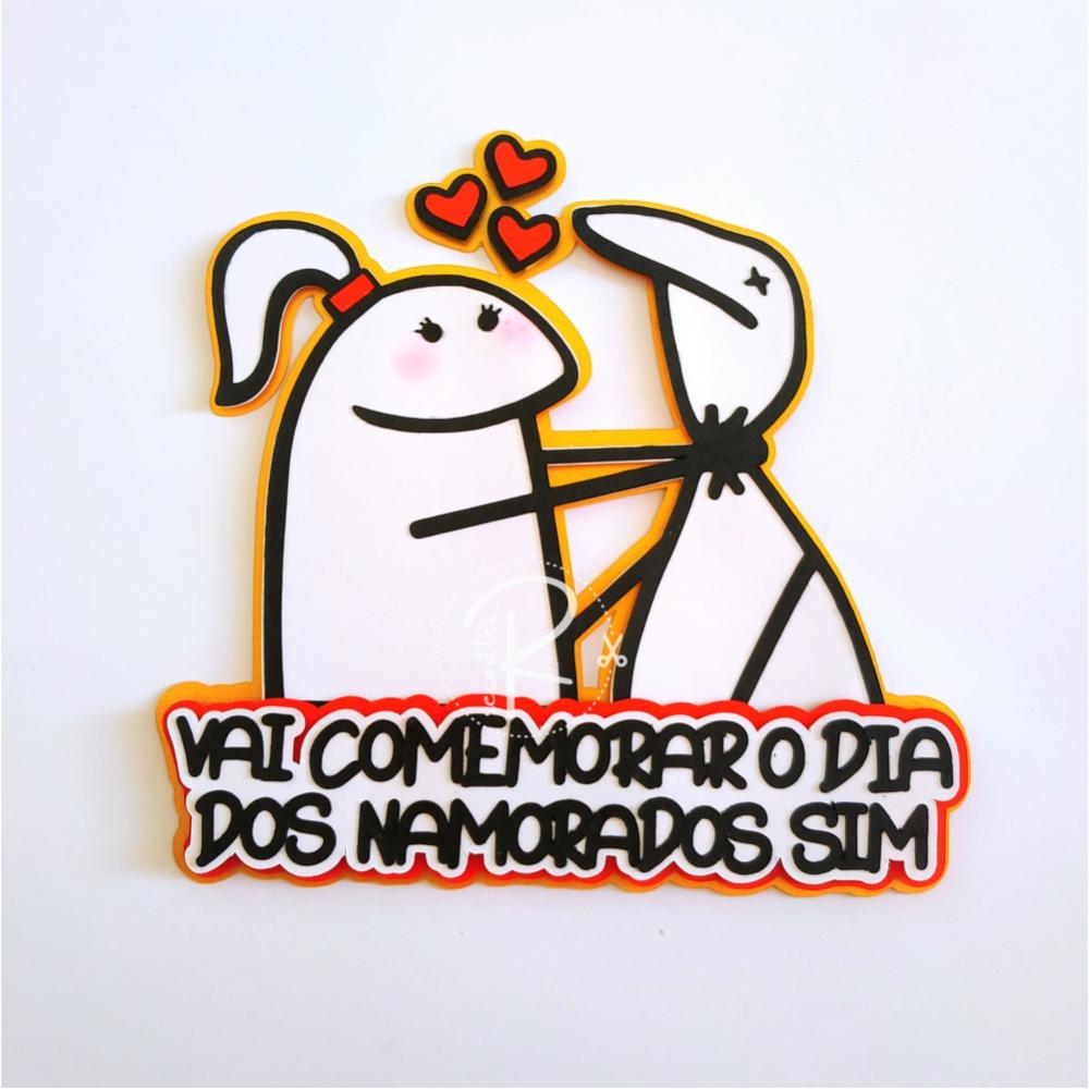 Arquivo de Corte Topo de Bolo Dia dos Namorados Flork 6