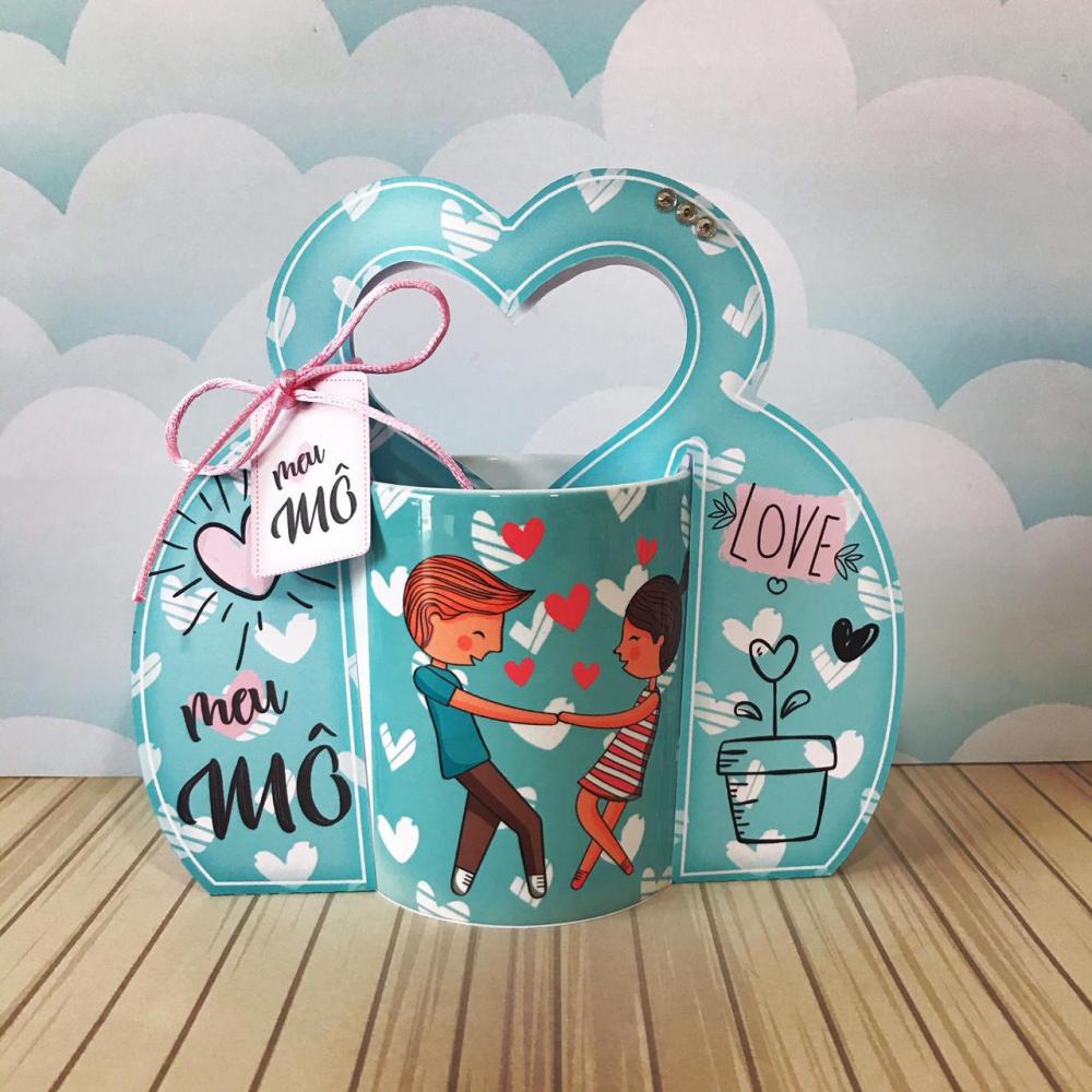 Arquivo de Corte Caixa Para Caneca Dia dos Namorados 1