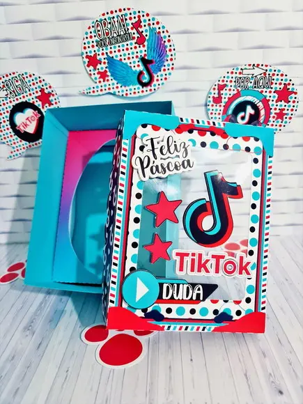 ARQUIVO CORTE PASCOA CAIXA OVO DE COLHER TIK TOK 250g+14