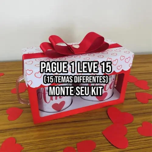 Arquivo de Corte 2 Canecas Dia dos Namorados+14 ARQUIVOS