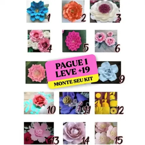 Arquivo de Corte 40 Flores