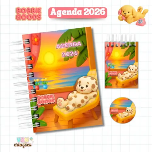 Arquivo de Corte Agenda Bobbie Goods 2
