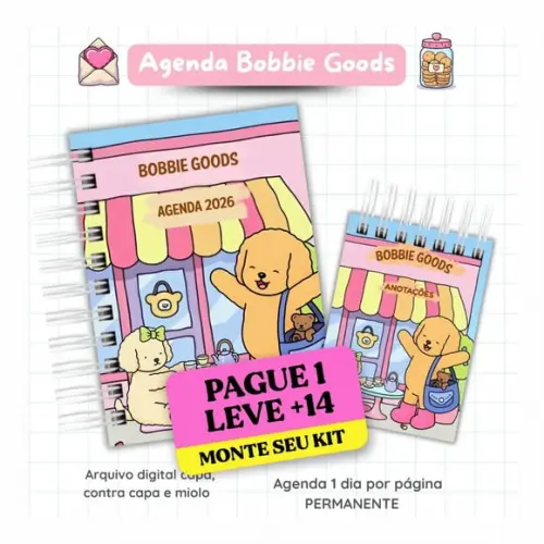 Arquivo de Corte Agenda Bobbie Goods 1