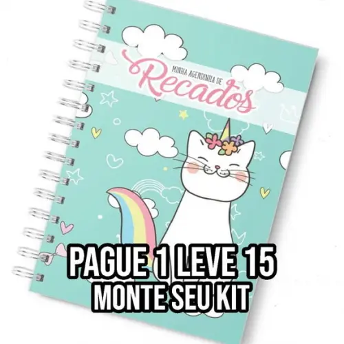 Arquivo de corte Agenda de Recados Escolar PNG/PDF +14 ARQUI