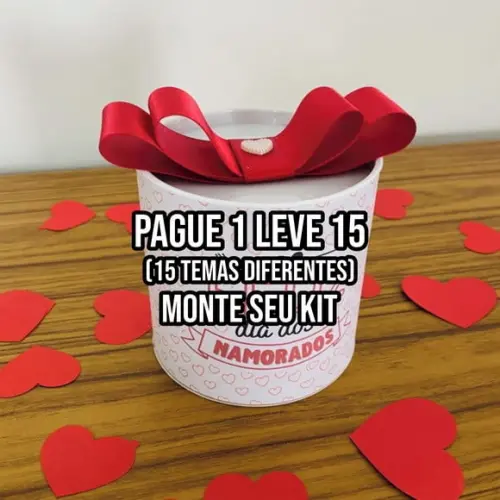 Arquivo de Corte Adesivo Tubolata Dia dos Namorados