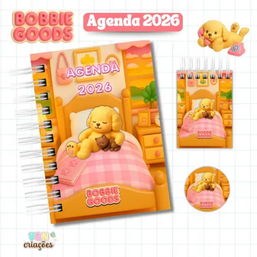 Arquivo de Corte Agenda Bobbie Goods 2