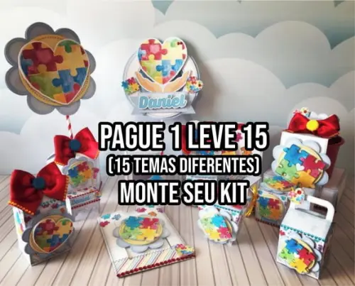 Arquivo de corte Autismo STUDIO+14 ARQUIVOS