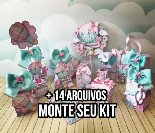 Arquivo de Corte Balão Menina STUDIO/PDF+14 ARQUIVOS