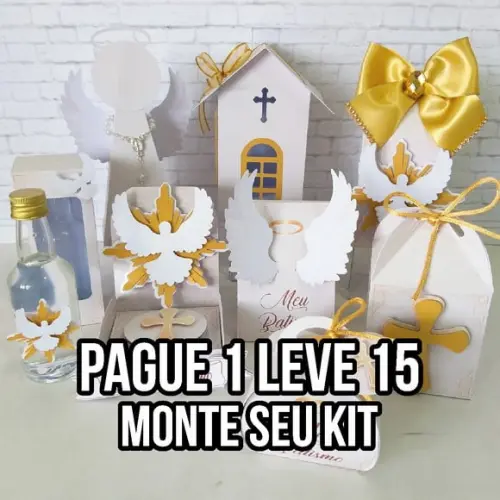 Arquivo de corte Batizado STUDIO E PDF+14 ARQUIVOS