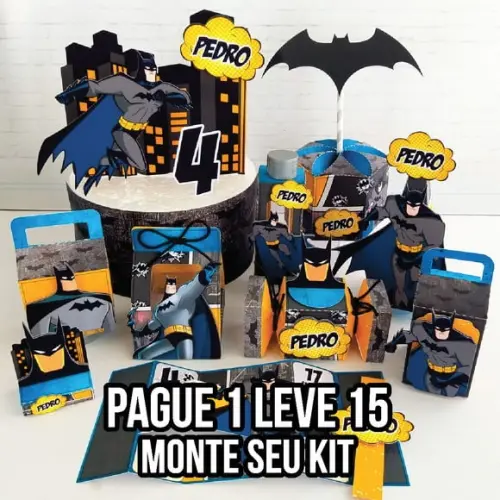 Arquivo de corte Batman STUDIO E PDF+14 ARQUIVOS