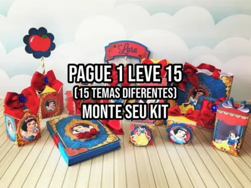 Arquivo de corte Branca de neve 1 STUDIO E PDF+14 ARQUIVOS