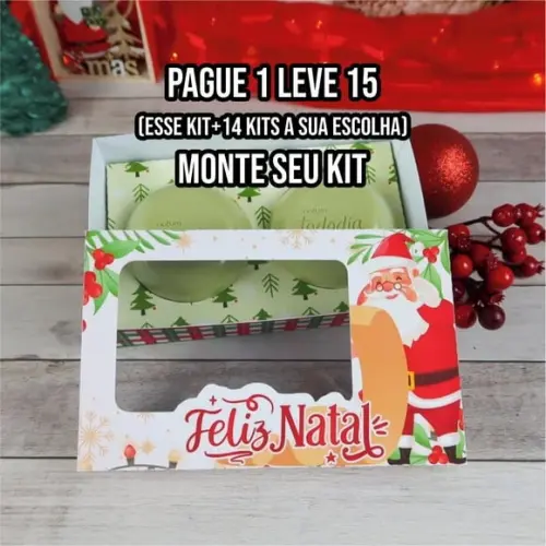 Arquivo de Corte Caixa 2 Sabonetes Natal