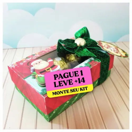 Arquivo de Corte Caixa 6 Doces Ferrero Rocher Natal