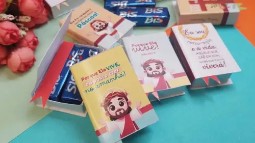 Arquivo de Corte Caixa Bis Bíblia Páscoa Cristã