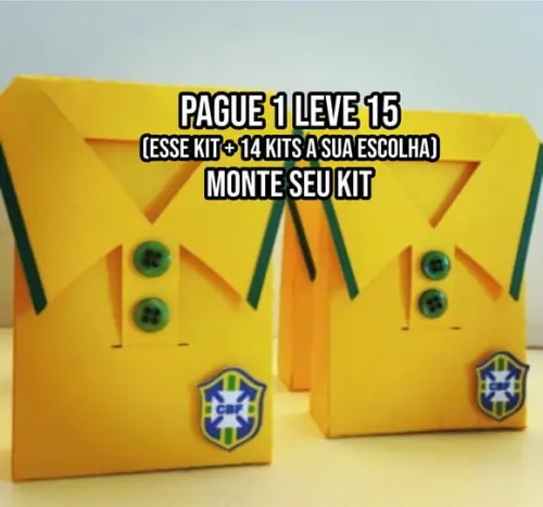Arquivo de Corte Caixa Camisa Brasil Studio +14