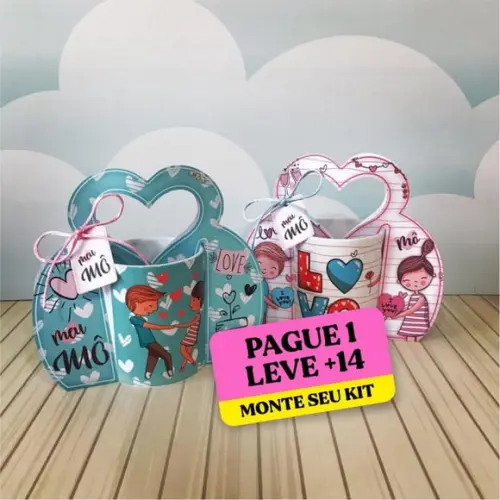 Arquivo de Corte Caixa Caneca Dia dos Namorados 1