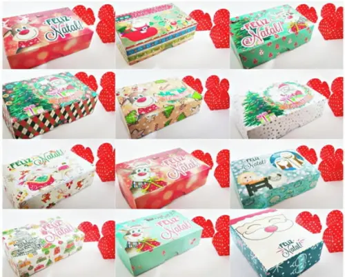 Arquivo de Corte Caixa Doces Natal