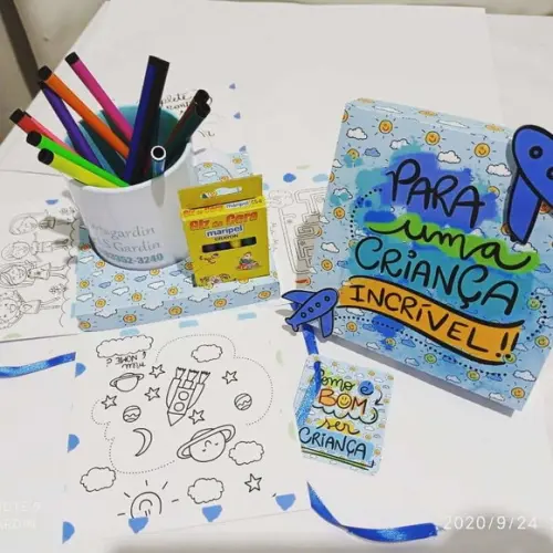 Arquivo de corte Caixa explosão Dia das Crianças ST/PDF+ ARQ