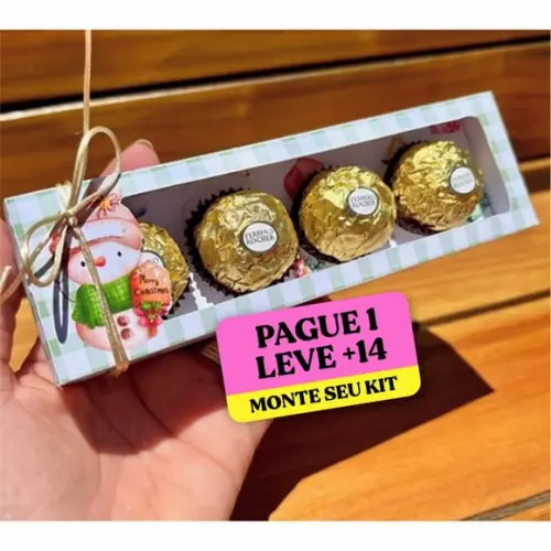 Arquivo de Corte Caixa Ferrero Rocher Natal 1