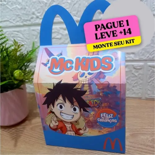 Arquivo de Corte Caixa Mc Lanche One Piece