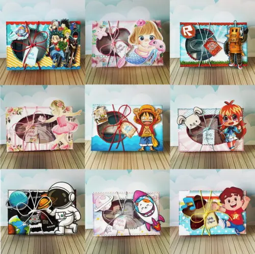 Arquivo de Corte Caixa Mini Confeiteiro 4 Studio/pdf+14