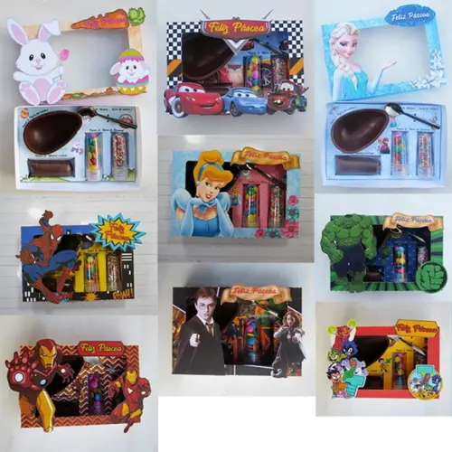 Arquivo de corte Caixa Mini Confeiteiro 41 temas ST/PDF+14