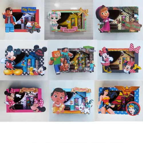 Arquivo de corte Caixa Mini Confeiteiro 41 temas ST/PDF+14