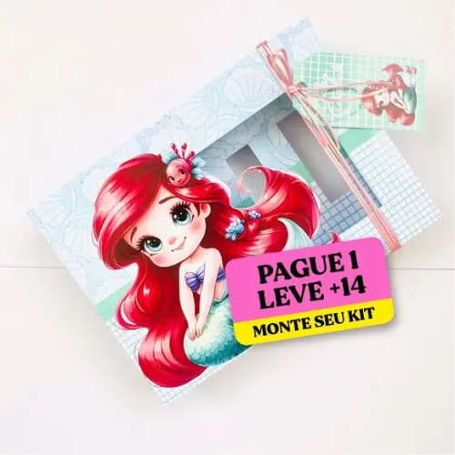Arquivo de Corte Caixa Mini Confeiteiro Ariel