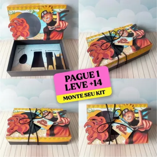 Arquivo de Corte Caixa Mini Confeiteiro Naruto