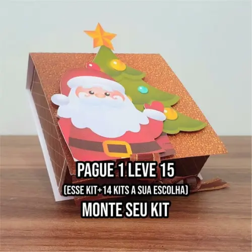 Arquivo de Corte Caixa Natal 1 Studio +14 Arquivos