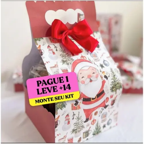 Arquivo de Corte Caixa Panetone 400g Natal 1