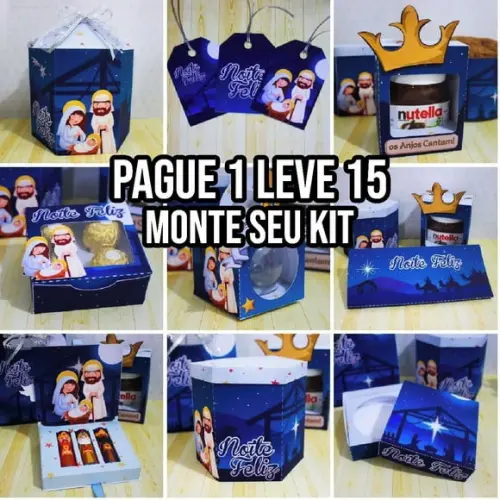 Arquivo de Corte Caixas de Natal 15