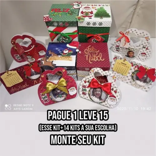 Arquivo de Corte Caixas de Natal 18