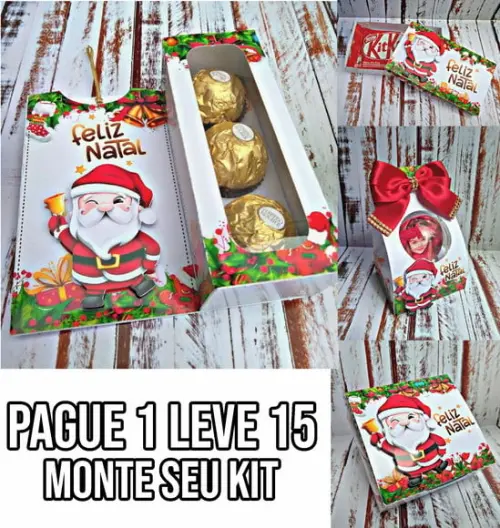 Arquivo de Corte Caixas de Natal 16