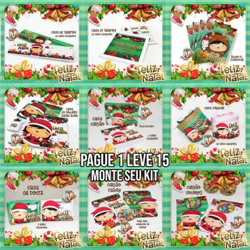 Arquivo de Corte Caixas de Natal 6